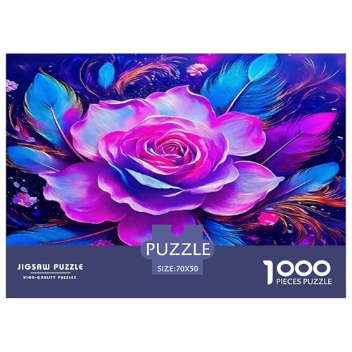 Rose Puzzle 1000 Teile Schwer Puzzle Spielzeug Lernspiel Impossible Herausforderungsspielzeug Für Erwachsene Und Kinder Ab 12 Jahren 70x50cm/1000pcs Rose Puzzle 1000 Teile Schwer Puzzle Spielzeug Lernspiel Impossible Herausforderungsspielzeug Für Erwachsene Und Kinder Ab 12 Jahren 70x50cm/1000pcs von UNRXJZLVM
