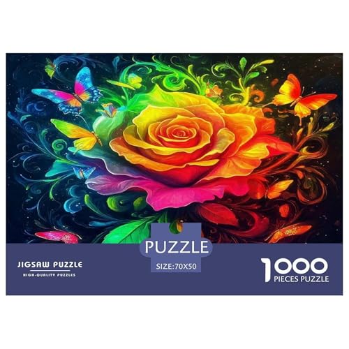Rose Puzzle 1000 Teile Schwer Puzzle Spielzeug Lernspiel Impossible Herausforderungsspielzeug Für Erwachsene Und Kinder Ab 14 Jahren 70x50cm/1000pcs Rose Puzzle 1000 Teile Schwer Puzzle Spielzeug Lernspiel Impossible Herausforderungsspielzeug Für Erwachsene Und Kinder Ab 14 Jahren 70x50cm/1000pcs von UNRXJZLVM