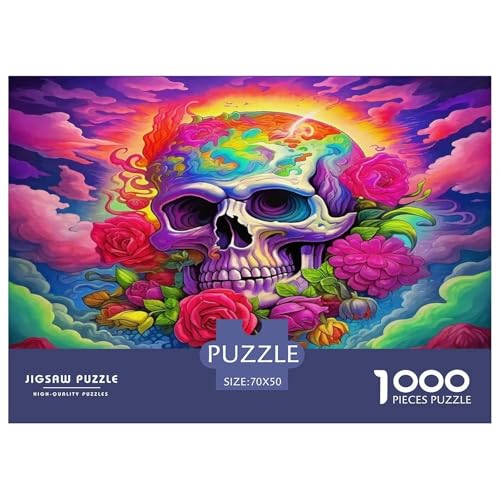 Rose Puzzle 1000 Teile Schwer Puzzle Spielzeug Pädagogisches Spiel Impossible Herausforderungsspielzeug Für Erwachsene Kinder 70x50cm/1000pcs von UNRXJZLVM