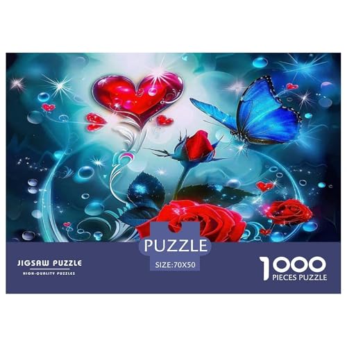 Rose Puzzle 1000 Teile Schwer Puzzle Spielzeug Pädagogisches Spiel Impossible Herausforderungsspielzeug Für Erwachsene Und Kinder in Bewährter 70x50cm/1000pcs Rose Puzzle 1000 Teile Schwer Puzzle Spielzeug Pädagogisches Spiel Impossible Herausforderungsspielzeug Für Erwachsene Und Kinder in Bewährter 70x50cm/1000pcs von UNRXJZLVM