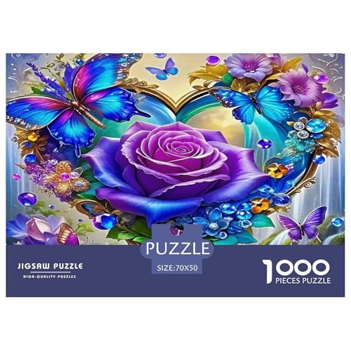 Rose Puzzle 1000-teilige Schwer Puzzle Spielzeug Lernspiel Impossible Herausforderungsspielzeug Für Erwachsene Kinder 70x50cm/1000pcs Rose Puzzle 1000-teilige Schwer Puzzle Spielzeug Lernspiel Impossible Herausforderungsspielzeug Für Erwachsene Kinder 70x50cm/1000pcs von UNRXJZLVM