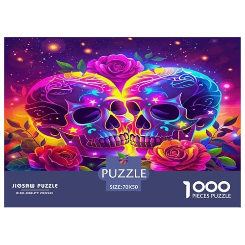 Rose Puzzle 1000-teilige Schwer Puzzle Spielzeug Pädagogisches Spiel Impossible Herausforderung Spielzeug Für Erwachsene Und Kinder Ab 14 Jahren 70x50cm/1000pcs von UNRXJZLVM