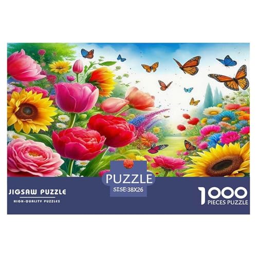 Rose Puzzle 1000-teilige Schwer Puzzle Spielzeug Pädagogisches Spiel Impossible Herausforderungsspielzeug Für Erwachsene Kinder 38x26cm/1000pcs von UNRXJZLVM