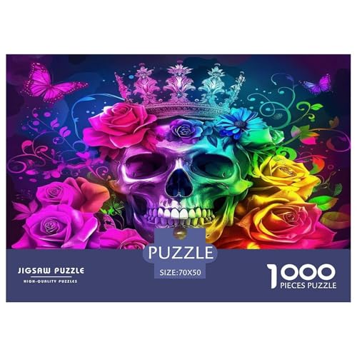 Rose Puzzles 1000 Teile Schwer Puzzle Spielzeug Lernspiel Impossible Herausforderung Spielzeug Für Erwachsene Kinder 70x50cm/1000pcs von UNRXJZLVM