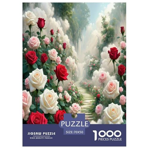 Rose Puzzles 1000 Teile Schwer Puzzle Spielzeug Lernspiel Impossible Herausforderung Spielzeug Für Erwachsene Und Kinder Ab 12 Jahren 70x50cm/1000pcs Rose Puzzles 1000 Teile Schwer Puzzle Spielzeug Lernspiel Impossible Herausforderung Spielzeug Für Erwachsene Und Kinder Ab 12 Jahren 70x50cm/1000pcs von UNRXJZLVM