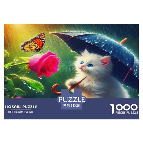 Rose Puzzles 1000 Teile Schwer Puzzle Spielzeug Lernspiel Impossible Herausforderungsspielzeug Für Erwachsene Kinder 38x26cm/1000pcs von UNRXJZLVM