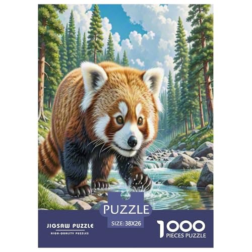 Roter Panda Puzzles 1000 Teile Schwer Puzzle Spielzeug Lernspiel Impossible Herausforderung Spielzeug Für Erwachsene Und Kinder in Bewährter 38x26cm/1000pcs Roter Panda Puzzles 1000 Teile Schwer Puzzle Spielzeug Lernspiel Impossible Herausforderung Spielzeug Für Erwachsene Und Kinder in Bewährter 38x26cm/1000pcs von UNRXJZLVM