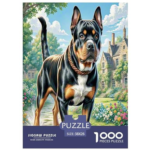 Rottweiler Puzzle 1000-teilige Schwer Puzzle Spielzeug Lernspiel Impossible Herausforderungsspielzeug Für Erwachsene Und Kinder Ab 12 Jahren 38x26cm/1000pcs Rottweiler Puzzle 1000-teilige Schwer Puzzle Spielzeug Lernspiel Impossible Herausforderungsspielzeug Für Erwachsene Und Kinder Ab 12 Jahren 38x26cm/1000pcs von UNRXJZLVM