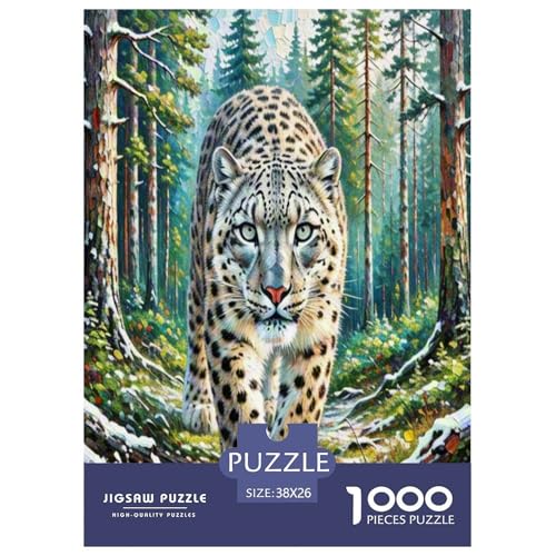 Schneeleopard Puzzle 1000 Teile Schwer Puzzle Spielzeug Lernspiel Impossible Herausforderungsspielzeug Für Erwachsene Und Kinder Ab 12 Jahren 38x26cm/1000pcs Schneeleopard Puzzle 1000 Teile Schwer Puzzle Spielzeug Lernspiel Impossible Herausforderungsspielzeug Für Erwachsene Und Kinder Ab 12 Jahren 38x26cm/1000pcs von UNRXJZLVM