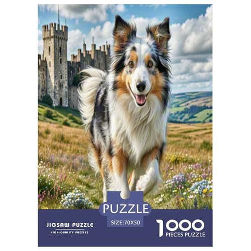 Schottischer SchäfErhund Puzzles 1000-teilige Schwer Puzzle Spielzeug Lernspiel Impossible Herausforderungsspielzeug Für Erwachsene Und Kinder in Bewährter 70x50cm/1000pcs Schottischer SchäfErhund Puzzles 1000-teilige Schwer Puzzle Spielzeug Lernspiel Impossible Herausforderungsspielzeug Für Erwachsene Und Kinder in Bewährter 70x50cm/1000pcs von UNRXJZLVM