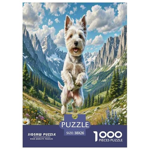 Schottischer Terrier Puzzles 1000 Teile Schwer Puzzle Spielzeug Pädagogisches Spiel Impossible Herausforderungsspielzeug Für Erwachsene Und Kinder Ab 14 Jahren 38x26cm/1000pcs Schottischer Terrier Puzzles 1000 Teile Schwer Puzzle Spielzeug Pädagogisches Spiel Impossible Herausforderungsspielzeug Für Erwachsene Und Kinder Ab 14 Jahren 38x26cm/1000pcs von UNRXJZLVM