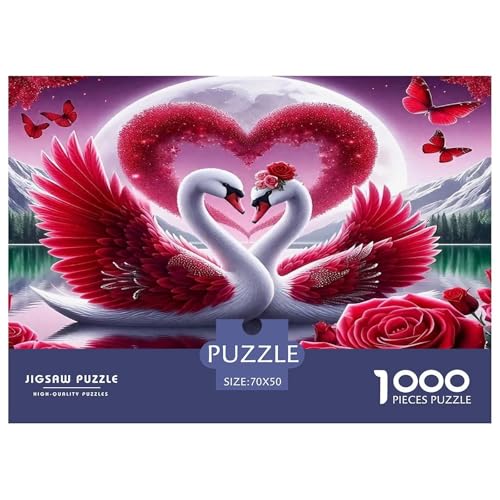 Schwan Puzzle 1000 Teile Schwer Puzzle Spielzeug Lernspiel Impossible Herausforderungsspielzeug Für Erwachsene Kinder 70x50cm/1000pcs Schwan Puzzle 1000 Teile Schwer Puzzle Spielzeug Lernspiel Impossible Herausforderungsspielzeug Für Erwachsene Kinder 70x50cm/1000pcs von UNRXJZLVM