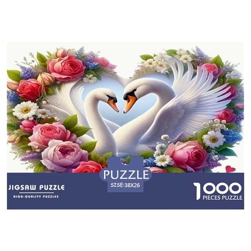 Schwan Puzzle 1000 Teile Schwer Puzzle Spielzeug Lernspiel Impossible Herausforderungsspielzeug Für Erwachsene Und Kinder Ab 14 Jahren 38x26cm/1000pcs Schwan Puzzle 1000 Teile Schwer Puzzle Spielzeug Lernspiel Impossible Herausforderungsspielzeug Für Erwachsene Und Kinder Ab 14 Jahren 38x26cm/1000pcs von UNRXJZLVM