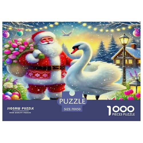 Schwan Puzzle 1000-teilige Schwer Puzzle Spielzeug Lernspiel Impossible Herausforderungsspielzeug Für Erwachsene Und Kinder Ab 12 Jahren 70x50cm/1000pcs Schwan Puzzle 1000-teilige Schwer Puzzle Spielzeug Lernspiel Impossible Herausforderungsspielzeug Für Erwachsene Und Kinder Ab 12 Jahren 70x50cm/1000pcs von UNRXJZLVM