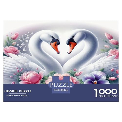 Schwan Puzzle 1000-teilige Schwer Puzzle Spielzeug Lernspiel Impossible Herausforderungsspielzeug Für Erwachsene Und Kinder Ab 14 Jahren 38x26cm/1000pcs Schwan Puzzle 1000-teilige Schwer Puzzle Spielzeug Lernspiel Impossible Herausforderungsspielzeug Für Erwachsene Und Kinder Ab 14 Jahren 38x26cm/1000pcs von UNRXJZLVM