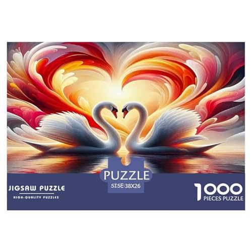 Schwan Puzzles 1000 Teile Schwer Puzzle Spielzeug Lernspiel Impossible Herausforderung Spielzeug Für Erwachsene Kinder 38x26cm/1000pcs Schwan Puzzles 1000 Teile Schwer Puzzle Spielzeug Lernspiel Impossible Herausforderung Spielzeug Für Erwachsene Kinder 38x26cm/1000pcs von UNRXJZLVM