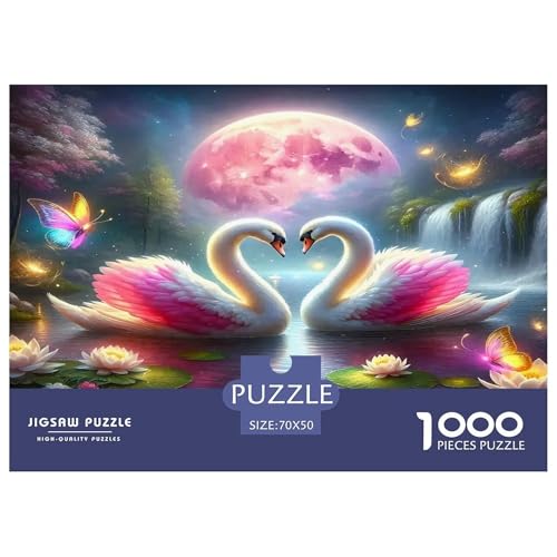 Schwan Puzzles 1000 Teile Schwer Puzzle Spielzeug Lernspiel Impossible Herausforderungsspielzeug Für Erwachsene Kinder 70x50cm/1000pcs Schwan Puzzles 1000 Teile Schwer Puzzle Spielzeug Lernspiel Impossible Herausforderungsspielzeug Für Erwachsene Kinder 70x50cm/1000pcs von UNRXJZLVM