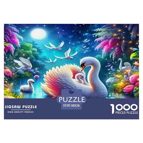 Schwan Puzzles 1000 Teile Schwer Puzzle Spielzeug Lernspiel Impossible Herausforderungsspielzeug Für Erwachsene Und Kinder Ab 12 Jahren 38x26cm/1000pcs Schwan Puzzles 1000 Teile Schwer Puzzle Spielzeug Lernspiel Impossible Herausforderungsspielzeug Für Erwachsene Und Kinder Ab 12 Jahren 38x26cm/1000pcs von UNRXJZLVM