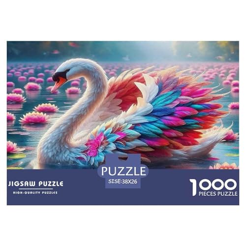 Schwan Puzzles 1000 Teile Schwer Puzzle Spielzeug Lernspiel Impossible Herausforderungsspielzeug Für Erwachsene Und Kinder Ab 14 Jahren 38x26cm/1000pcs Schwan Puzzles 1000 Teile Schwer Puzzle Spielzeug Lernspiel Impossible Herausforderungsspielzeug Für Erwachsene Und Kinder Ab 14 Jahren 38x26cm/1000pcs von UNRXJZLVM