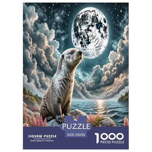 Seeotter Puzzles 1000 Teile Schwer Puzzle Spielzeug Pädagogisches Spiel Impossible Herausforderungsspielzeug Für Erwachsene Und Kinder Ab 12 Jahren 70x50cm/1000pcs Seeotter Puzzles 1000 Teile Schwer Puzzle Spielzeug Pädagogisches Spiel Impossible Herausforderungsspielzeug Für Erwachsene Und Kinder Ab 12 Jahren 70x50cm/1000pcs von UNRXJZLVM