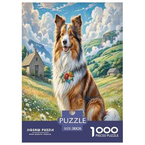Shetland Schafedog Puzzle 1000-teilige Schwer Puzzle Spielzeug Pädagogisches Spiel Impossible Herausforderung Spielzeug Für Erwachsene Und Kinder Ab 14 Jahren 38x26cm/1000pcs Shetland Schafedog Puzzle 1000-teilige Schwer Puzzle Spielzeug Pädagogisches Spiel Impossible Herausforderung Spielzeug Für Erwachsene Und Kinder Ab 14 Jahren 38x26cm/1000pcs von UNRXJZLVM