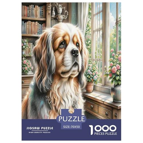 Shih Tzu Puzzles 1000 Teile Schwer Puzzle Spielzeug Lernspiel Impossible Herausforderungsspielzeug Für Erwachsene Und Kinder in Bewährter 70x50cm/1000pcs von UNRXJZLVM