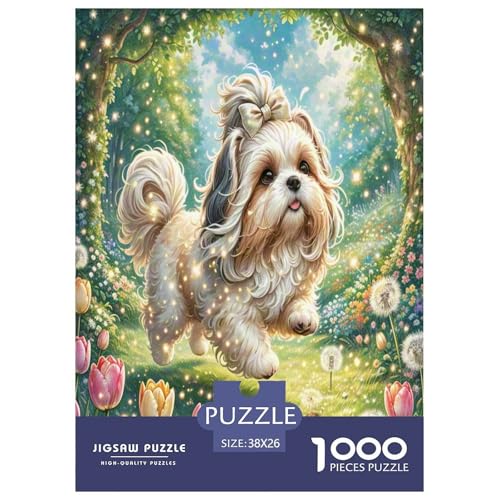 Shih Tzu Puzzles 1000-teilige Schwer Puzzle Spielzeug Lernspiel Impossible Herausforderungsspielzeug Für Erwachsene Kinder 38x26cm/1000pcs Shih Tzu Puzzles 1000-teilige Schwer Puzzle Spielzeug Lernspiel Impossible Herausforderungsspielzeug Für Erwachsene Kinder 38x26cm/1000pcs von UNRXJZLVM