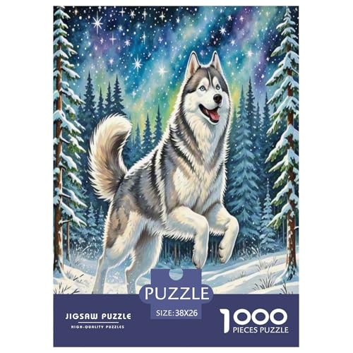 SibIrischer Husky Puzzles 1000 Teile Schwer Puzzle Spielzeug Lernspiel Impossible Herausforderungsspielzeug Für Erwachsene Und Kinder in Bewährter 38x26cm/1000pcs SibIrischer Husky Puzzles 1000 Teile Schwer Puzzle Spielzeug Lernspiel Impossible Herausforderungsspielzeug Für Erwachsene Und Kinder in Bewährter 38x26cm/1000pcs von UNRXJZLVM
