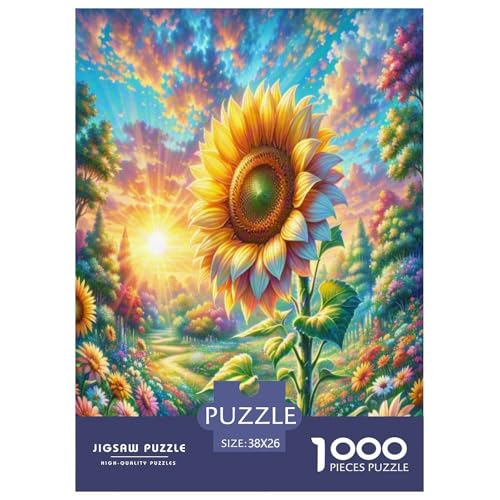 Sonnenblumen Puzzles 1000 Teile Schwer Puzzle Spielzeug Pädagogisches Spiel Impossible Herausforderungsspielzeug Für Erwachsene Kinder 38x26cm/1000pcs Sonnenblumen Puzzles 1000 Teile Schwer Puzzle Spielzeug Pädagogisches Spiel Impossible Herausforderungsspielzeug Für Erwachsene Kinder 38x26cm/1000pcs von UNRXJZLVM