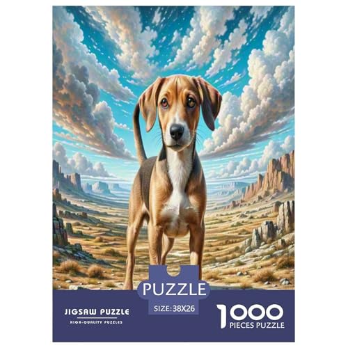 Spanischer WassErhund Puzzles 1000 Teile Schwer Puzzle Spielzeug Pädagogisches Spiel Impossible Herausforderung Spielzeug Für Erwachsene Kinder 38x26cm/1000pcs von UNRXJZLVM