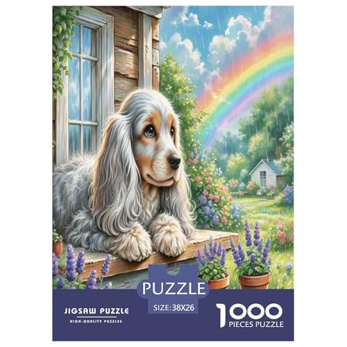 Spielzeug Langhaarer Ohrhund Puzzles 1000-teilige Schwer Puzzle Spielzeug Lernspiel Impossible Herausforderungsspielzeug Für Erwachsene Und Kinder in Bewährter 38x26cm/1000pcs Spielzeug Langhaarer Ohrhund Puzzles 1000-teilige Schwer Puzzle Spielzeug Lernspiel Impossible Herausforderungsspielzeug Für Erwachsene Und Kinder in Bewährter 38x26cm/1000pcs von UNRXJZLVM