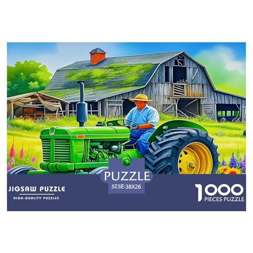 Traktor Puzzle 1000 Teile Schwer Puzzle Spielzeug Lernspiel Impossible Herausforderung Spielzeug Für Erwachsene Kinder 38x26cm/1000pcs Traktor Puzzle 1000 Teile Schwer Puzzle Spielzeug Lernspiel Impossible Herausforderung Spielzeug Für Erwachsene Kinder 38x26cm/1000pcs von UNRXJZLVM