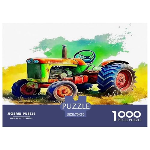 Traktor Puzzle 1000-teilige Schwer Puzzle Spielzeug Lernspiel Impossible Herausforderungsspielzeug Für Erwachsene Kinder 70x50cm/1000pcs Traktor Puzzle 1000-teilige Schwer Puzzle Spielzeug Lernspiel Impossible Herausforderungsspielzeug Für Erwachsene Kinder 70x50cm/1000pcs von UNRXJZLVM