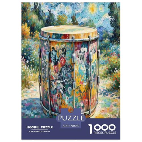 Trommel Puzzles 1000 Teile Schwer Puzzle Spielzeug Pädagogisches Spiel Impossible Herausforderungsspielzeug Für Erwachsene Und Kinder in Bewährter 70x50cm/1000pcs Trommel Puzzles 1000 Teile Schwer Puzzle Spielzeug Pädagogisches Spiel Impossible Herausforderungsspielzeug Für Erwachsene Und Kinder in Bewährter 70x50cm/1000pcs von UNRXJZLVM