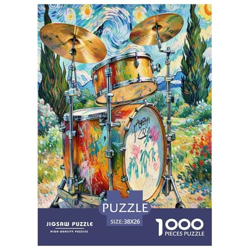 Trommel Set Puzzles 1000 Teile Schwer Puzzle Spielzeug Pädagogisches Spiel Impossible Herausforderung Spielzeug Für Erwachsene Und Kinder Ab 12 Jahren 38x26cm/1000pcs Trommel Set Puzzles 1000 Teile Schwer Puzzle Spielzeug Pädagogisches Spiel Impossible Herausforderung Spielzeug Für Erwachsene Und Kinder Ab 12 Jahren 38x26cm/1000pcs von UNRXJZLVM