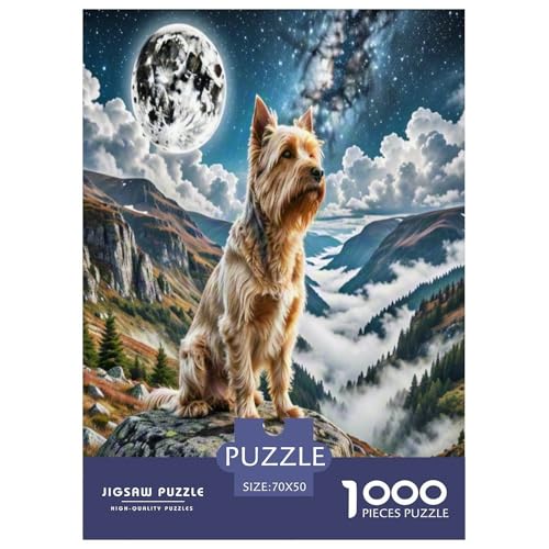 Walisischer Terrier Puzzle 1000-teilige Schwer Puzzle Spielzeug Pädagogisches Spiel Impossible Herausforderungsspielzeug Für Erwachsene Kinder 70x50cm/1000pcs von UNRXJZLVM