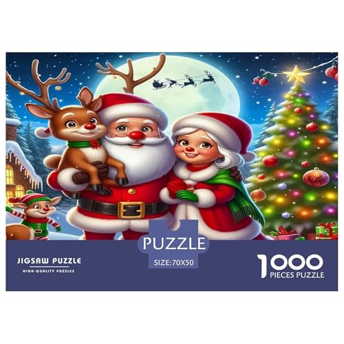 Weihnachtsmann Puzzle 1000 Teile Schwer Puzzle Spielzeug Pädagogisches Spiel Impossible Herausforderungsspielzeug Für Erwachsene Kinder 70x50cm/1000pcs Weihnachtsmann Puzzle 1000 Teile Schwer Puzzle Spielzeug Pädagogisches Spiel Impossible Herausforderungsspielzeug Für Erwachsene Kinder 70x50cm/1000pcs von UNRXJZLVM