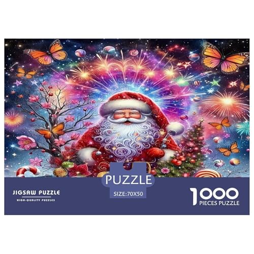 Weihnachtsmann Puzzle 1000 Teile Schwer Puzzle Spielzeug Pädagogisches Spiel Impossible Herausforderungsspielzeug Für Erwachsene Kinder 70x50cm/1000pcs Weihnachtsmann Puzzle 1000 Teile Schwer Puzzle Spielzeug Pädagogisches Spiel Impossible Herausforderungsspielzeug Für Erwachsene Kinder 70x50cm/1000pcs von UNRXJZLVM