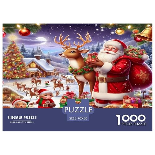 Weihnachtsmann Puzzle 1000-teilige Schwer Puzzle Spielzeug Lernspiel Impossible Herausforderungsspielzeug Für Erwachsene Und Kinder Ab 14 Jahren 70x50cm/1000pcs Weihnachtsmann Puzzle 1000-teilige Schwer Puzzle Spielzeug Lernspiel Impossible Herausforderungsspielzeug Für Erwachsene Und Kinder Ab 14 Jahren 70x50cm/1000pcs von UNRXJZLVM