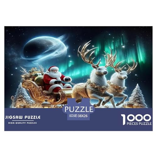 Weihnachtsmann Puzzles 1000 Teile Schwer Puzzle Spielzeug Pädagogisches Spiel Impossible Herausforderungsspielzeug Für Erwachsene Kinder 38x26cm/1000pcs Weihnachtsmann Puzzles 1000 Teile Schwer Puzzle Spielzeug Pädagogisches Spiel Impossible Herausforderungsspielzeug Für Erwachsene Kinder 38x26cm/1000pcs von UNRXJZLVM