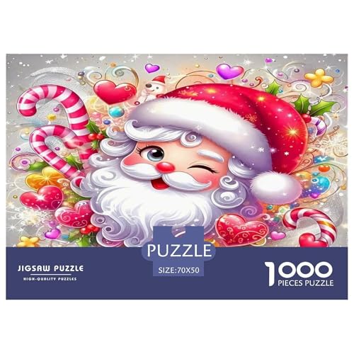 Weihnachtsmann Puzzles 1000 Teile Schwer Puzzle Spielzeug Pädagogisches Spiel Impossible Herausforderungsspielzeug Für Erwachsene Kinder 70x50cm/1000pcs Weihnachtsmann Puzzles 1000 Teile Schwer Puzzle Spielzeug Pädagogisches Spiel Impossible Herausforderungsspielzeug Für Erwachsene Kinder 70x50cm/1000pcs von UNRXJZLVM