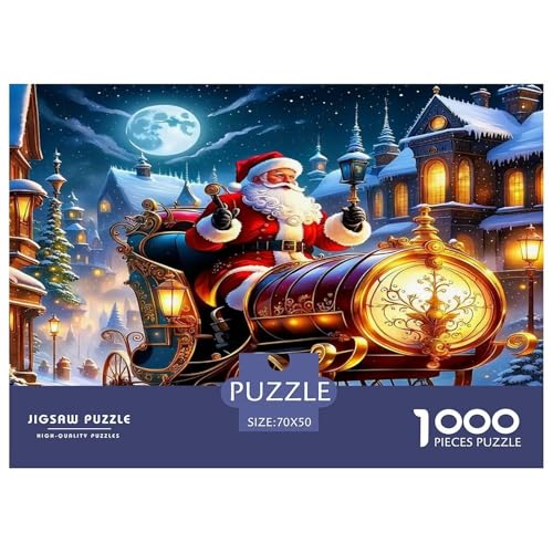Weihnachtsmann Puzzles 1000 Teile Schwer Puzzle Spielzeug Pädagogisches Spiel Impossible Herausforderungsspielzeug Für Erwachsene Und Kinder in Bewährter 70x50cm/1000pcs Weihnachtsmann Puzzles 1000 Teile Schwer Puzzle Spielzeug Pädagogisches Spiel Impossible Herausforderungsspielzeug Für Erwachsene Und Kinder in Bewährter 70x50cm/1000pcs von UNRXJZLVM
