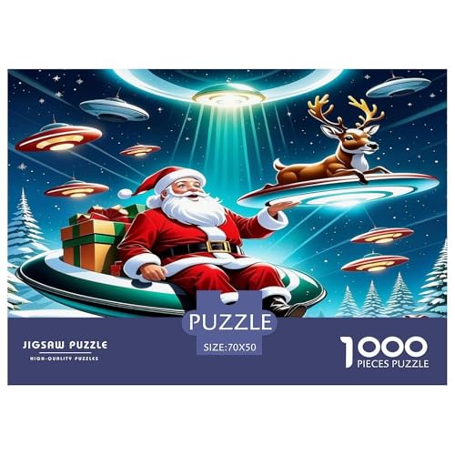 Weihnachtsmann Puzzles 1000-teilige Schwer Puzzle Spielzeug Lernspiel Impossible Herausforderungsspielzeug Für Erwachsene Kinder 70x50cm/1000pcs Weihnachtsmann Puzzles 1000-teilige Schwer Puzzle Spielzeug Lernspiel Impossible Herausforderungsspielzeug Für Erwachsene Kinder 70x50cm/1000pcs von UNRXJZLVM