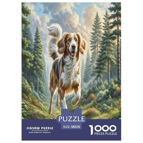 Welischer Springer Spaniel Puzzle 1000-teilige Schwer Puzzle Spielzeug Pädagogisches Spiel Impossible Herausforderung Spielzeug Für Erwachsene Und Kinder Ab 14 Jahren 38x26cm/1000pcs Welischer Springer Spaniel Puzzle 1000-teilige Schwer Puzzle Spielzeug Pädagogisches Spiel Impossible Herausforderung Spielzeug Für Erwachsene Und Kinder Ab 14 Jahren 38x26cm/1000pcs von UNRXJZLVM