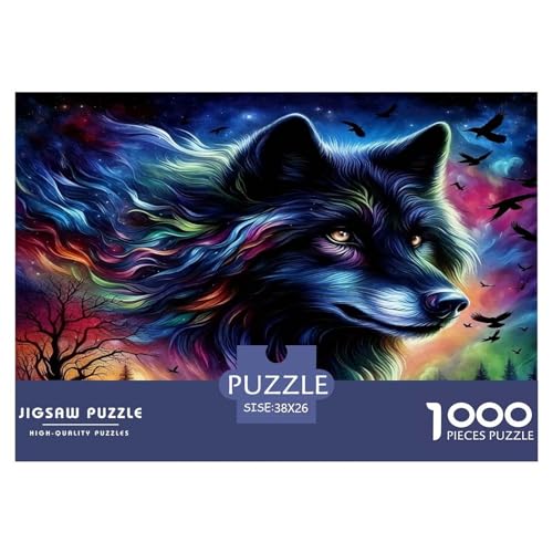 Wolf Puzzle 1000 Teile Schwer Puzzle Spielzeug Lernspiel Impossible Herausforderungsspielzeug Für Erwachsene Und Kinder Ab 14 Jahren 38x26cm/1000pcs Wolf Puzzle 1000 Teile Schwer Puzzle Spielzeug Lernspiel Impossible Herausforderungsspielzeug Für Erwachsene Und Kinder Ab 14 Jahren 38x26cm/1000pcs von UNRXJZLVM