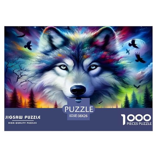Wolf Puzzle 1000 Teile Schwer Puzzle Spielzeug Lernspiel Impossible Herausforderungsspielzeug Für Erwachsene Und Kinder Ab 14 Jahren 38x26cm/1000pcs Wolf Puzzle 1000 Teile Schwer Puzzle Spielzeug Lernspiel Impossible Herausforderungsspielzeug Für Erwachsene Und Kinder Ab 14 Jahren 38x26cm/1000pcs von UNRXJZLVM