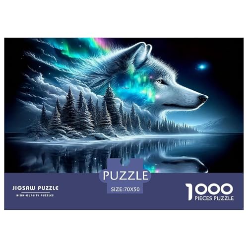 Wolf Puzzles 1000 Teile Schwer Puzzle Spielzeug Lernspiel Impossible Herausforderung Spielzeug Für Erwachsene Kinder 70x50cm/1000pcs Wolf Puzzles 1000 Teile Schwer Puzzle Spielzeug Lernspiel Impossible Herausforderung Spielzeug Für Erwachsene Kinder 70x50cm/1000pcs von UNRXJZLVM