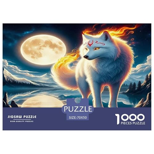 Wolf Puzzles 1000 Teile Schwer Puzzle Spielzeug Lernspiel Impossible Herausforderungsspielzeug Für Erwachsene Und Kinder Ab 12 Jahren 70x50cm/1000pcs Wolf Puzzles 1000 Teile Schwer Puzzle Spielzeug Lernspiel Impossible Herausforderungsspielzeug Für Erwachsene Und Kinder Ab 12 Jahren 70x50cm/1000pcs von UNRXJZLVM