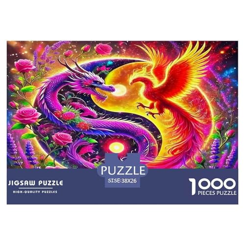 Yin-Yang Puzzle 1000 Teile Schwer Puzzle Spielzeug Pädagogisches Spiel Impossible Herausforderung Spielzeug Für Erwachsene Kinder 38x26cm/1000pcs von UNRXJZLVM