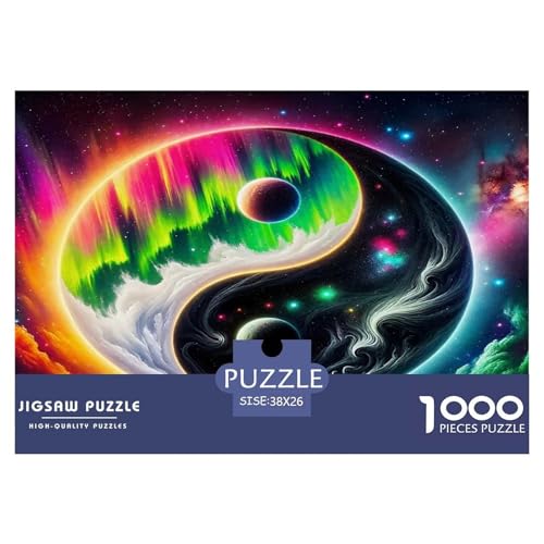 Yin-Yang Puzzle 1000-teilige Schwer Puzzle Spielzeug Lernspiel Impossible Herausforderungsspielzeug Für Erwachsene Und Kinder Ab 14 Jahren 38x26cm/1000pcs Yin-Yang Puzzle 1000-teilige Schwer Puzzle Spielzeug Lernspiel Impossible Herausforderungsspielzeug Für Erwachsene Und Kinder Ab 14 Jahren 38x26cm/1000pcs von UNRXJZLVM